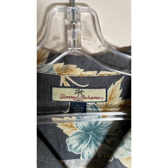 Nautica 100% SILK Hawaiian button down shirt Men’s XL - Picture 2 of 5